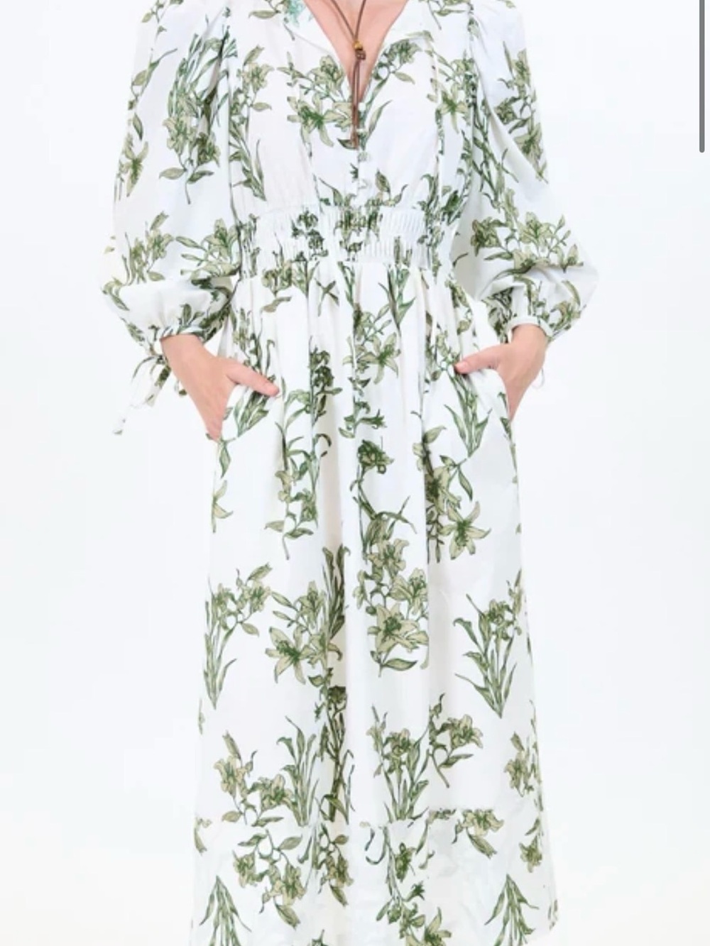 Hunter Bell Clementine Dress Green Lily - Picture 6 of 6